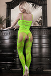 Neon Nights Bodystocking - Unleash the Power of Electrifying Love
