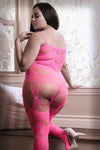 Neon Nights Bodystocking - Unleash the Power of Electrifying Love